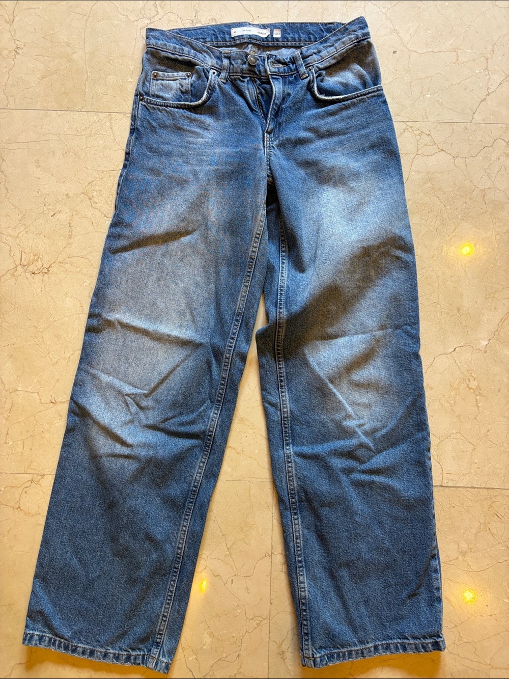 Relaxed Fit Men's Blue Denim Jeans
